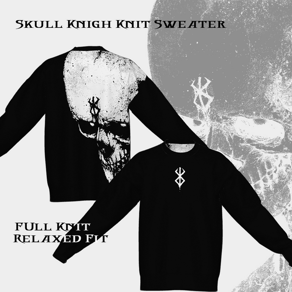 Skull Knight Knit Sweater